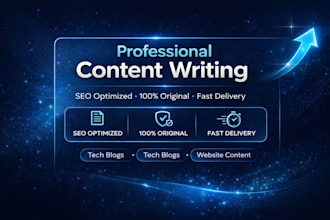 write SEO blog articles and tech content