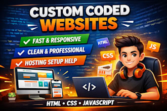 build a fast, responsive website using custom code