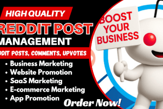 reddit marketing foe saas business, ai website, product website promotion