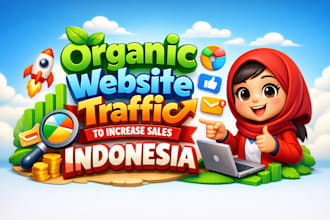 organic website traffic to increase sales indonesia,indonesian