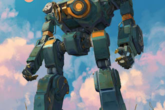 do mecha robot gundam illustrations