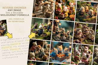 reverse engineer your image into a reusable midjourney prompt formula