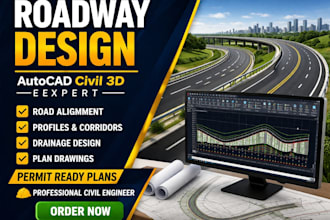create roadway design, alignment and profiles in civil 3d