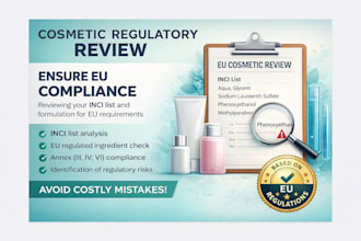 check your cosmetic product for eu regulatory compliance