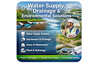 design water supply, drainage and environmental systems