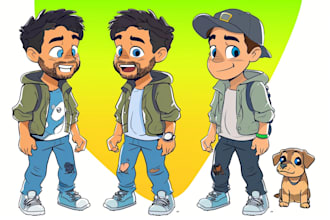 draw custom cartoon character