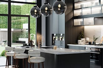 redesign contemporary 3d kitchen, interior cgi renders,3d bathroom visualization