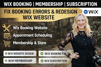 redesign wix store fix booking errors wix scheduling membership subscribe expert