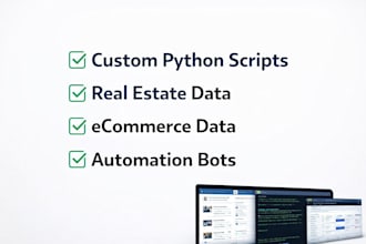 do python web scraping, automation, and data analysis