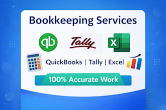do data entry, excel, tally and bookkeeping work