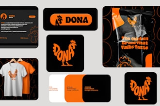 design brandbook, restaurant and company branding, visual identity, rebranding