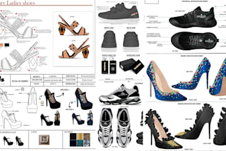 do shoe tech pack, sneaker design, heels, shoe design, custom shoe manufacturing