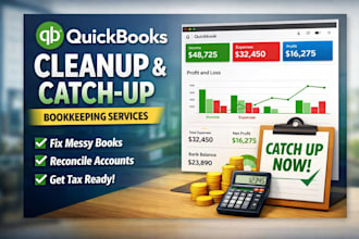 do quickbooks cleanup and catch up bookkeeping services