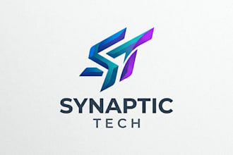design a modern and professional tech logo for your brand