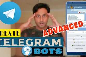 create custom python telegram bot, telegram group chat bot for telegram channel