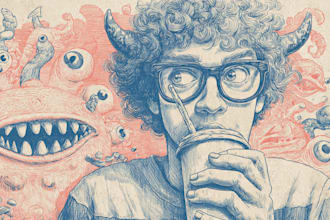 draw fun, quirky, and custom doodle art just for you