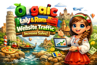 do organic italy,romania website traffic to increase sales