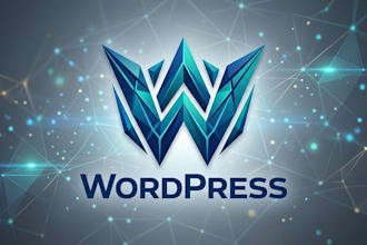 design a professional and modern wordpress logo for your brand
