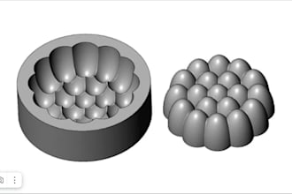 do 3d mold design silicone injection mold slip casting dfm mold and rendering