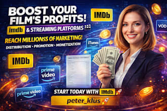 create and update your imdb page for films and TV shows