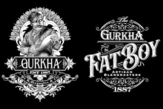 make a cigar label, cigar band, cigar logo cigar box design