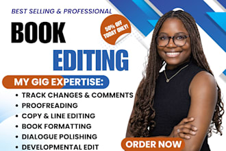 book proofreading, copy line editing, literary fiction nonfiction book editor