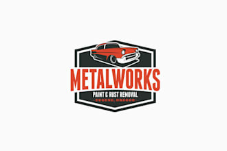 make luxurious classic car restoration business logo for you