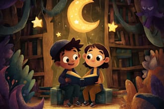 do a childrens book illustration