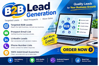 do b2b lead gen, targeted business leads prospect email list building