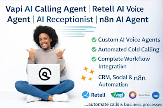 vapi ai calling agent retell ai voice agent ai receptionist n8n ai agent