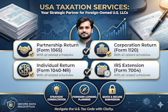minimise US taxes with expert filing of irs forms 1120  1065 and 5472