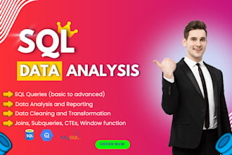 do sql data analysis, queries, cleaning and reporting