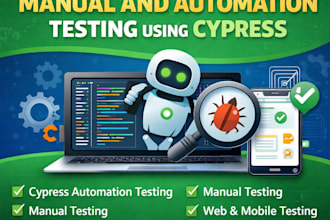 do manual and automation testing using cypress