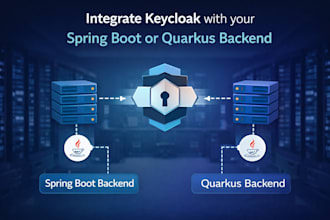 integrate keycloak with your spring boot or quarkus backend