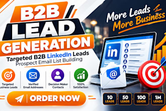 do b2b lead generation for any industry lead gen