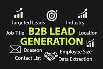 do b2b lead generation for any industry lead gen
