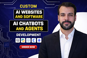 do ai website ai software ai chatbot and ai agents development