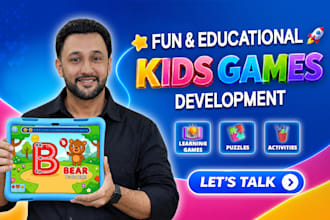 develop fun educational games and learning apps for kids