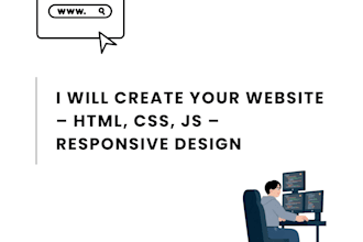 create a modern responsive website using HTML CSS and javascript