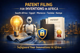 assist patent filing for inventions in south africa egypt morocco tunisia kenya