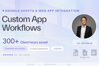 build a custom appsheet app for data, workflows, or automation
