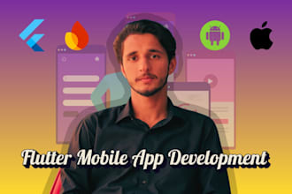 develop flutter mobile app, ai mobile app, android and ios app development