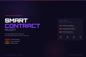 audit your solidity smart contract for security vulnerabilities