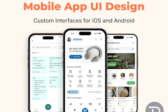 design mobile UI for ios and android