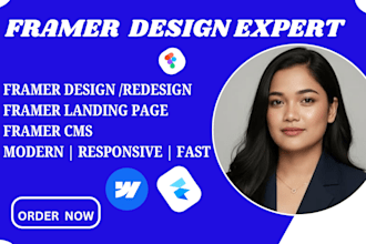 design redesign framer website edit framer template animation fix framer cms