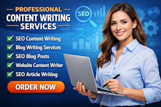 provide SEO blog writing, copywriting and content writing