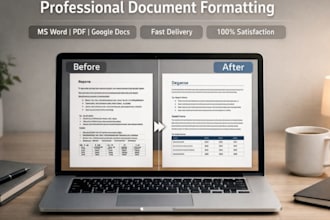 deliver perfectly formatted and polished documents