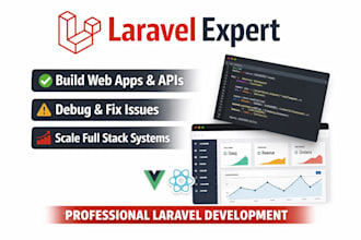 develop laravel and PHP filament full stack systems