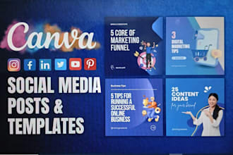 canva business post design