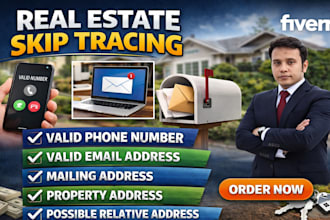 do accurate real estate skip tracing for finding property owner